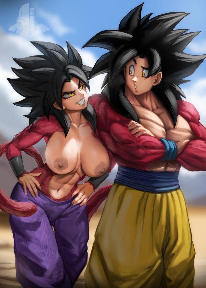 Caulifla and Son Goku – Elitenappa – Dragon Ball Super