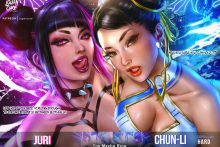 Juri Han and Chun-Li - Logan Cure - Street Fighter