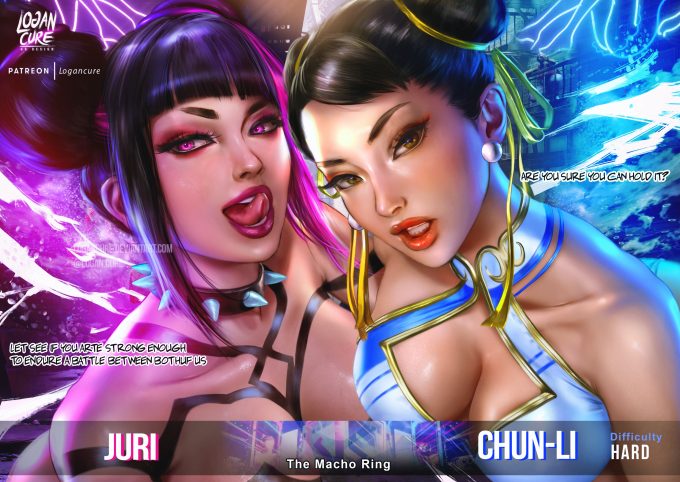 Juri Han and Chun-Li – Logan Cure – Street Fighter