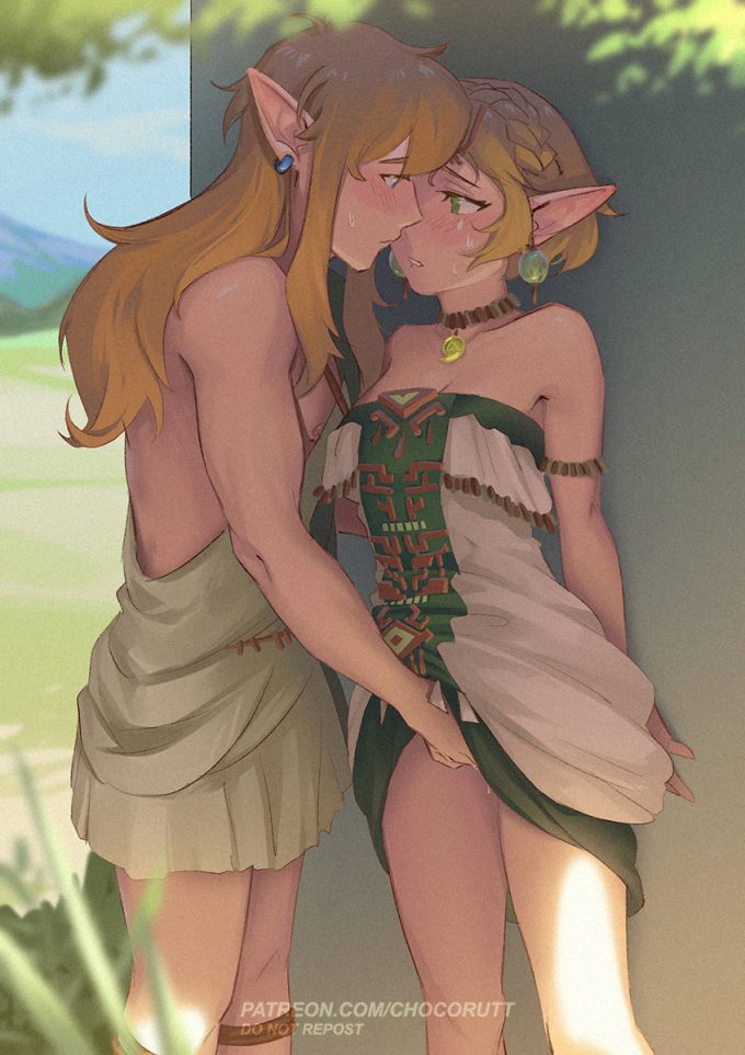 Link and Princess Zelda – Chocorutt – The Legend of Zelda