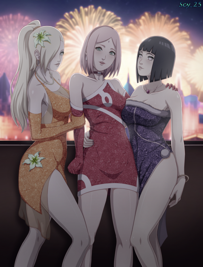 Yamanaka Ino, Haruno Sakura and Hyuuga Hinata – Scy_25 – Naruto