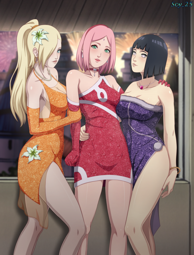 Yamanaka Ino, Haruno Sakura and Hyuuga Hinata – Scy_25 – Naruto