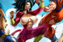 Kale, Vegeta and Son Goku - Elitenappa - Dragon Ball Super