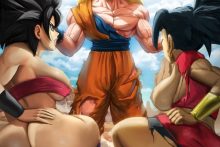 Son Goku, Caulifla and Kale – Elitenappa -Dragon Ball Super