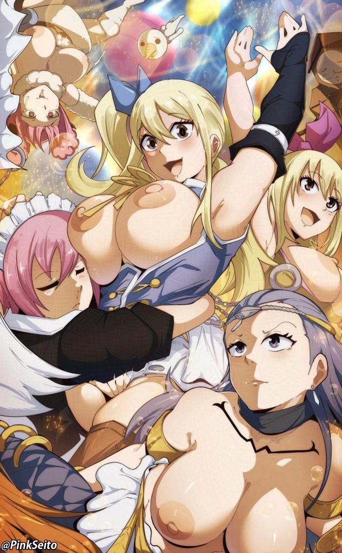 Aquarius, Aries, Lucy Heartfilia and Virgo – Pinkseito – Fairy Tail