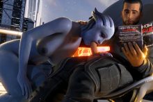 Liara T'Soni and Shepard - Niisath - Mass Effect