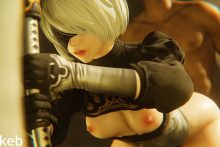 2B - Nokeb - Nier Automata