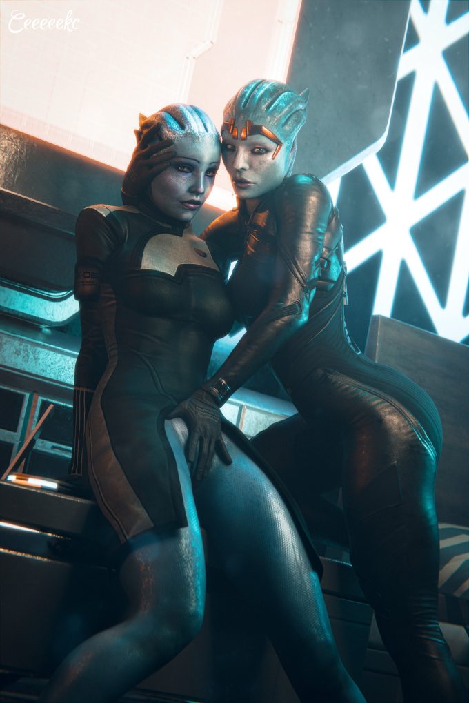 Samara and Liara T’Soni – CEKC – Mass Effect