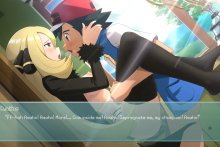 Ash Ketchum and Cynthia – Rigaeru – Pokemon