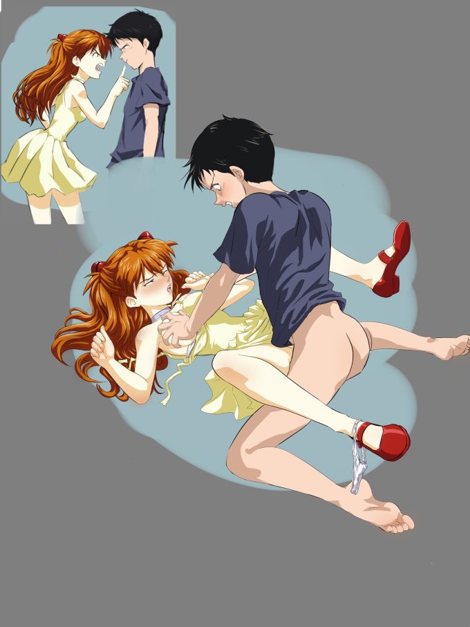 Asuka Langley Soryuu and Shinji Ikari – Amondetauro – Neon Genesis Evangelion