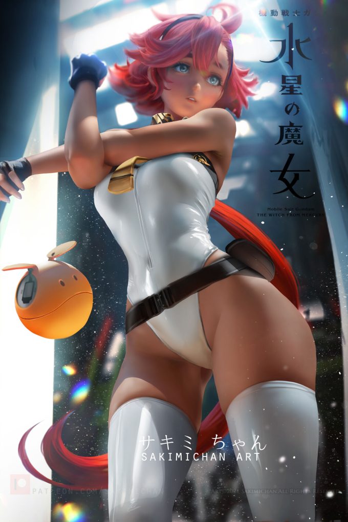 Suletta Mercury – Sakimichan – Gundam Suisei no Majo