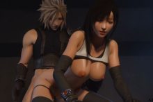 Cloud Strife and Tifa Lockhart - Ariespossession - Final Fantasy VII