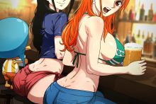 Nami and Nico Robin - Noxdsa - One Piece
