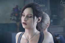 Claire Redfield and Leon S Kennedy - Fgnilin - Resident Evil 2