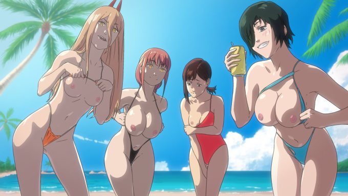 Higashiyama Kobeni, Himeno, Makima and Power – Antoniomalara – Chainsaw Man