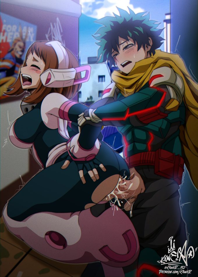 Midoriya Izuku and Uraraka Ochako – Kaw3r – My Hero Academia