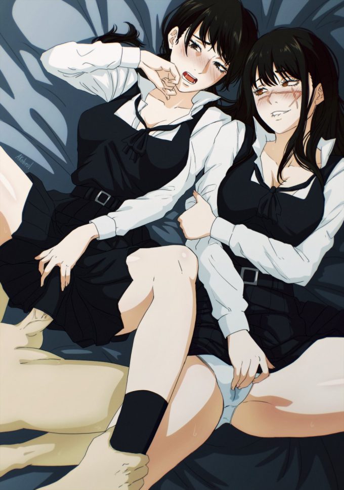 Denji, Yoru and Mitaka Asa – Akobeul – Chainsaw Man