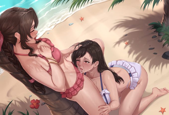 Aerith Gainsborough and Tifa Lockhart – ExLic – Final Fantasy VII