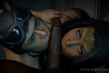 Catwoman and Wonder Woman - Stoneddude - DC