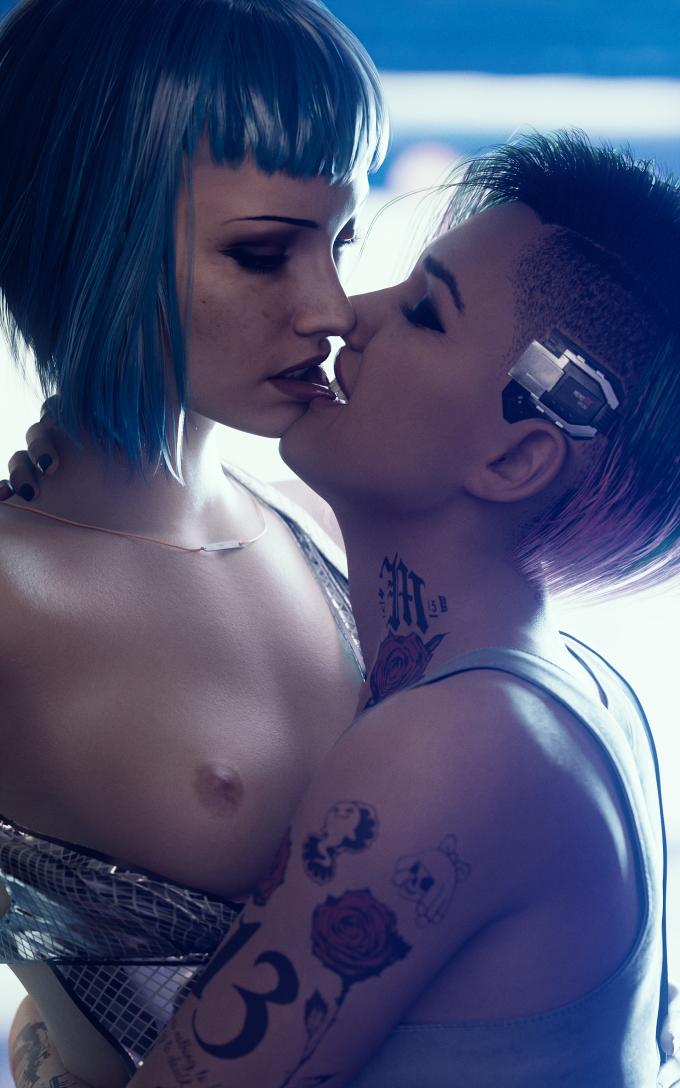 Evelyn Parker and Judy Alvarez – Fugtrup – Cyberpunk 2077