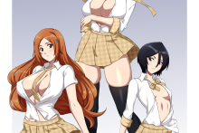 Orihime Inoue, Kuchiki Rukia and Rangiku Matsumoto – Lindaroze – Bleach