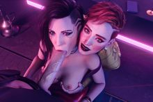 V and Aurore Cassel – Pewposterous – Cyberpunk 2077