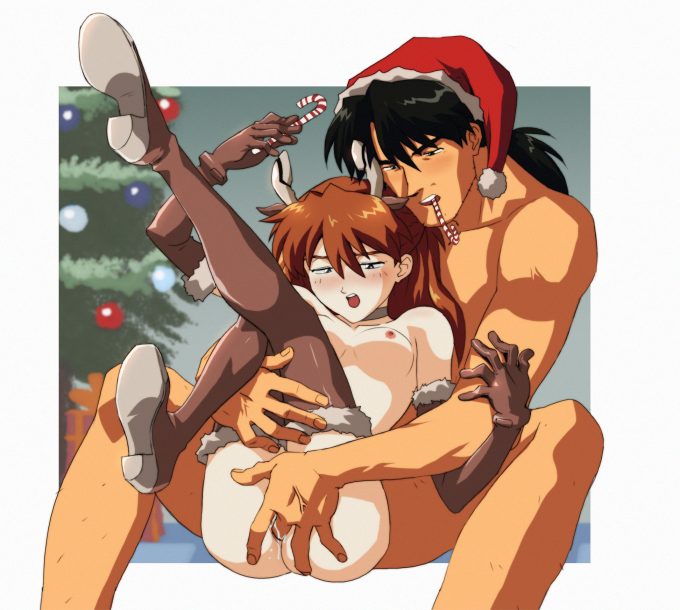 Asuka Langley Soryuu and Ryoji Kaji – Amondetauro – Neon Genesis Evangelion