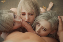 Ashley Graham, Grace Ashcroft, Sherry Birkin and Leon S Kennedy – Fugtrup – Resident Evil