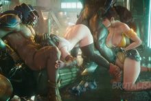 Eve, Tifa Lockhart and Barret Wallace – Brutalisk – Final Fantasy VII, Stellar Blade