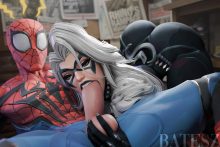 Black Cat and Spider Man - Batesz - Marvel Rivals