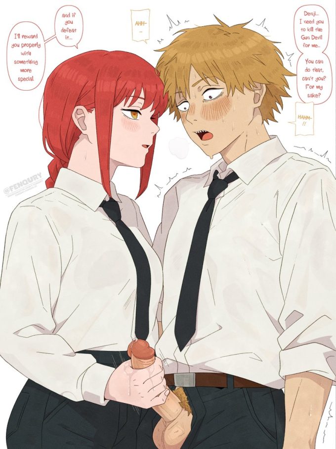 Makima and Denji – Fenqury – Chainsaw Man