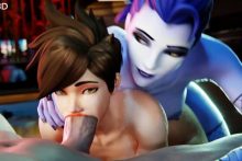 Widowmaker and Tracer – ajkj – Overwatch