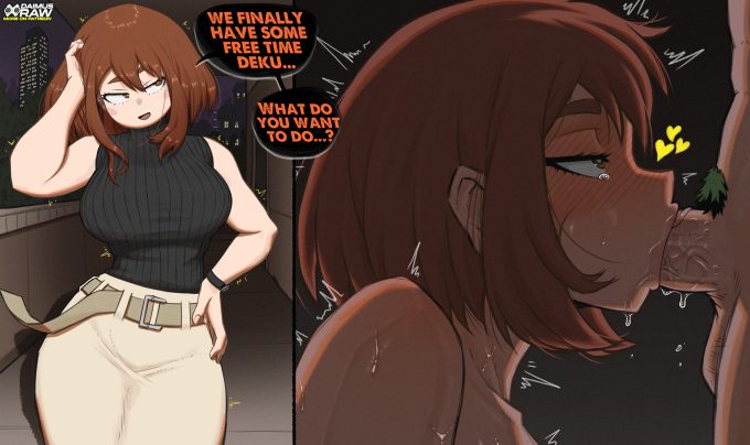 Uraraka Ochako and Midoriya Izuku – Daimusraw – My Hero Academia