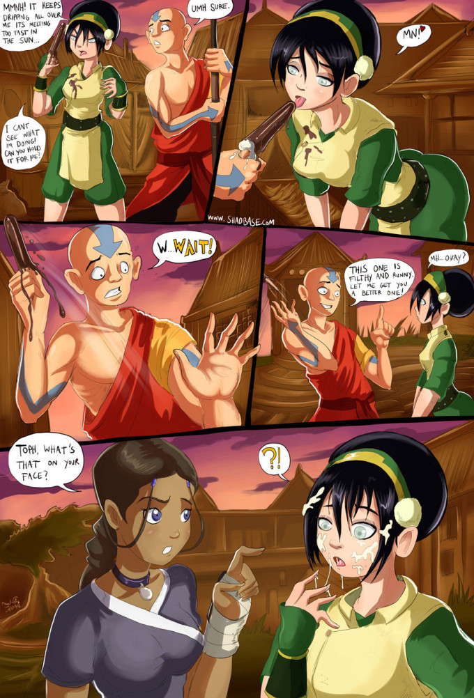 Aang, Katara and Toph – Shadman – Avatar