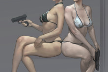 Ada Wong and Jill Valentine – Resident Evil Hentai Image