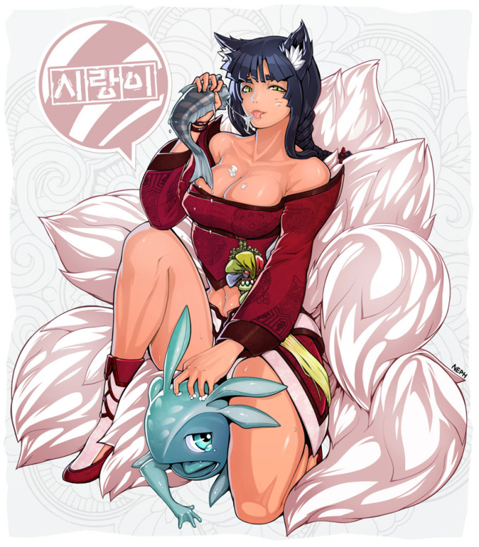 Ahri and Fizz – League Of Legends Hentai Image