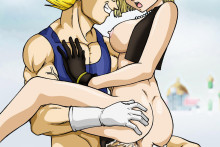 Android 18 and Vegeta - Dragonball