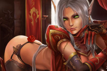 Blood Elf - Warcraft Hentai Image