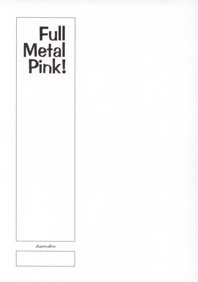 Full Metal Pink 1 – Full Metal Panic English Hentai Doujin
