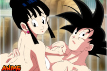 Goku and Chi-Chi - Dragonball