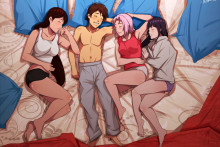 Haruno Sakura, Hinata Hyuga and Tifa Lockhart - sbel02 - Final Fantasy - Naruto