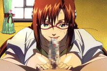 Mari Illustrious Makinami – Neon Genesis Evangelion Hentai GIF