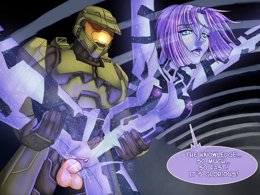 Master Chief and Cortana - Halo. 