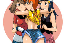 May (Haruka), Dawn (Hikari) and Misty (Kasumi) - Pokemon