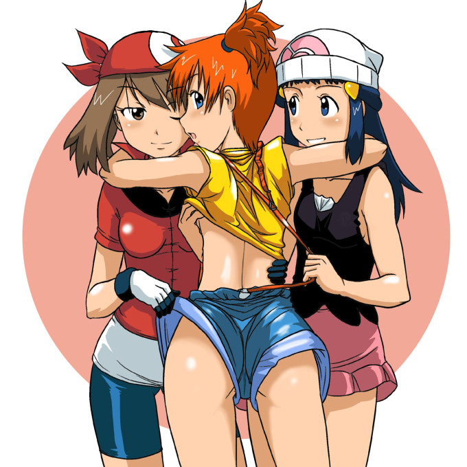 May (Haruka), Dawn (Hikari) and Misty (Kasumi) – Pokemon