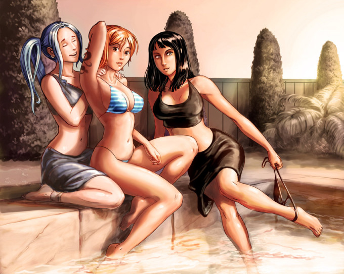 Nami, Nico Robin and Nefertari Vivi – Poulpe44 – One Piece
