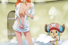 Nami and Tony Tony Chopper – One Piece Hentai Image