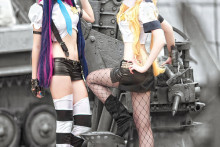 Panty Anarchy and Stocking Anarchy - Panty & Stocking with Garterbelt Hentai Cosplay