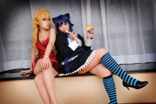 Panty Anarchy and Stocking Anarchy - Panty & Stocking with Garterbelt Hentai Cosplay