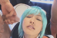 Rei Ayanami – Neon Genesis Evangelion Hentai Cosplay GIF